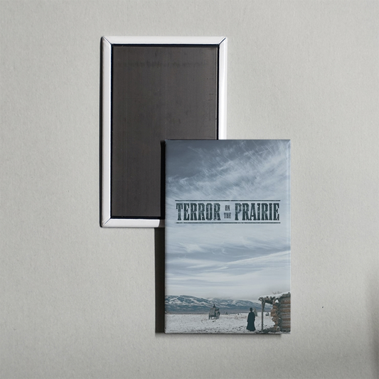 Terror on the Prairie Mini Movie Fridge Magnet