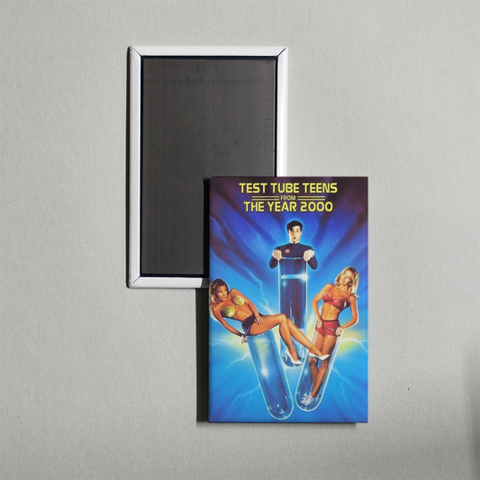 Test Tube Teens from the Year 2000 Mini Movie Fridge Magnet