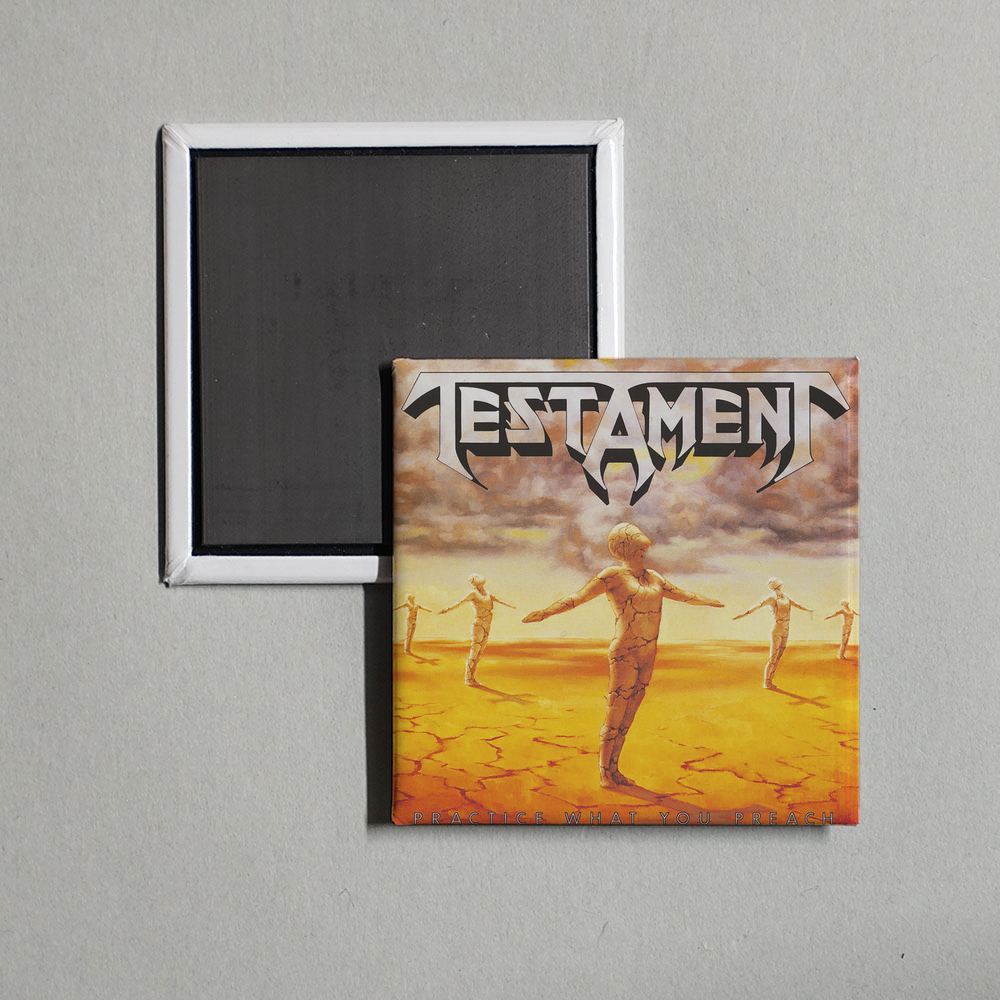 Testament - Practice What you Preach Album Cover Fridge Magnet