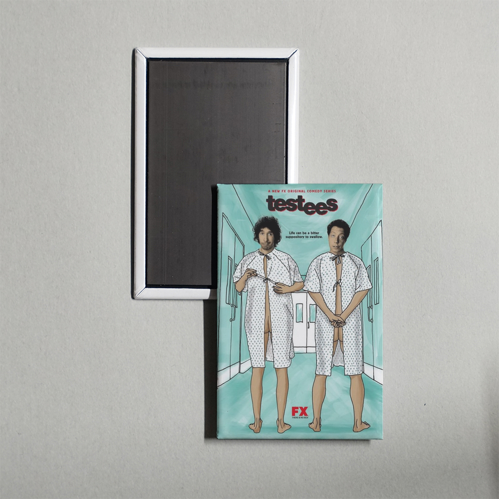 Testees TV Show Fridge Magnet