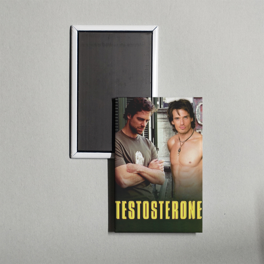 Testosterone Mini Movie Fridge Magnet