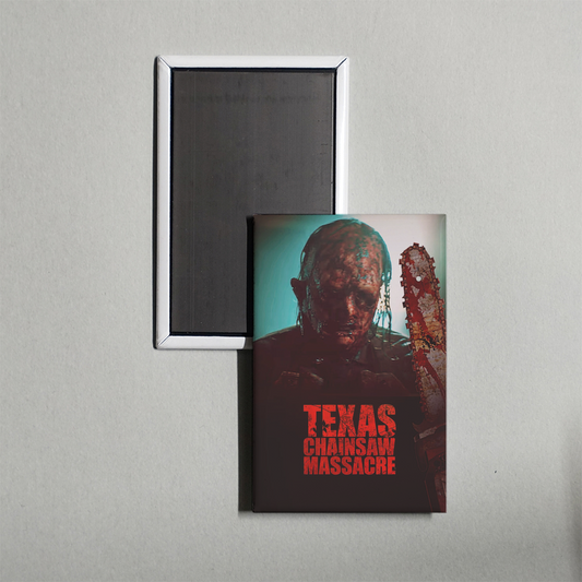 Texas Chainsaw Massacre Mini Movie Fridge Magnet