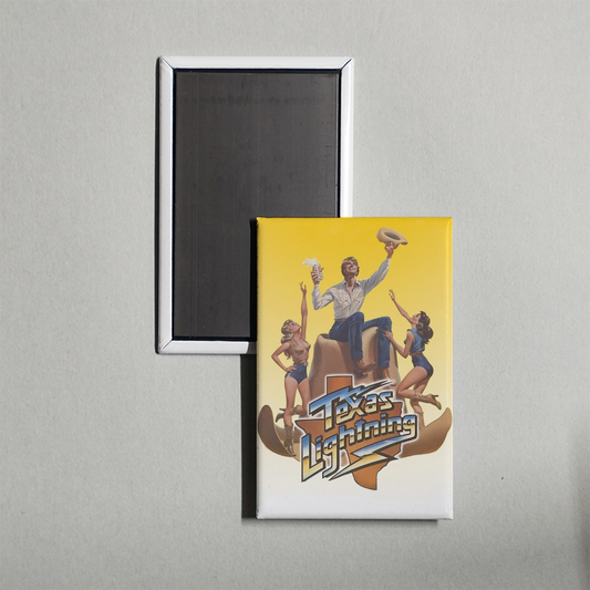 Texas Lightning Mini Movie Fridge Magnet