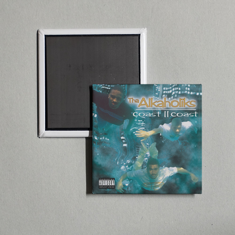 Tha Alkaholiks - Coast II Coast Album Cover Fridge Magnet