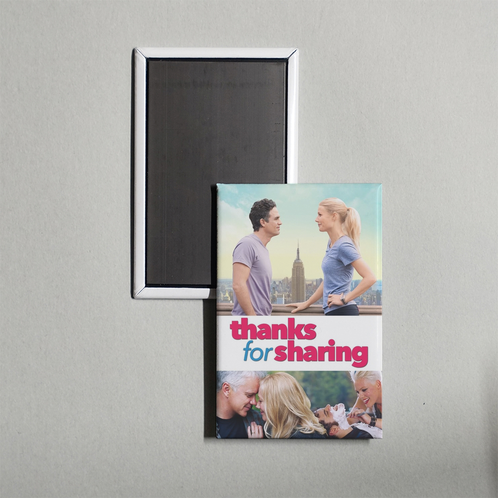 Thanks for Sharing Mini Movie Fridge Magnet
