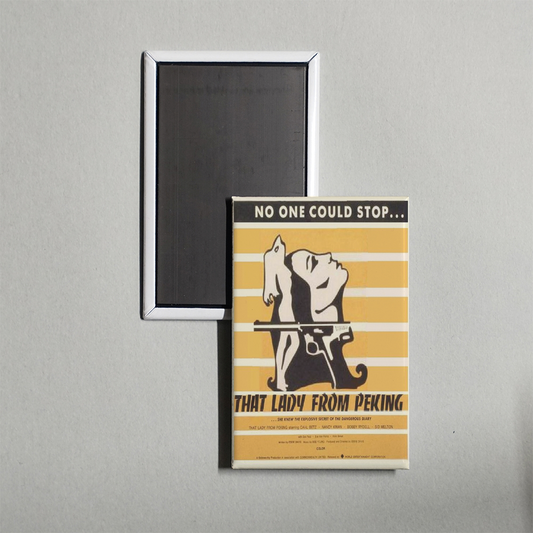 That Lady from Peking Mini Movie Fridge Magnet