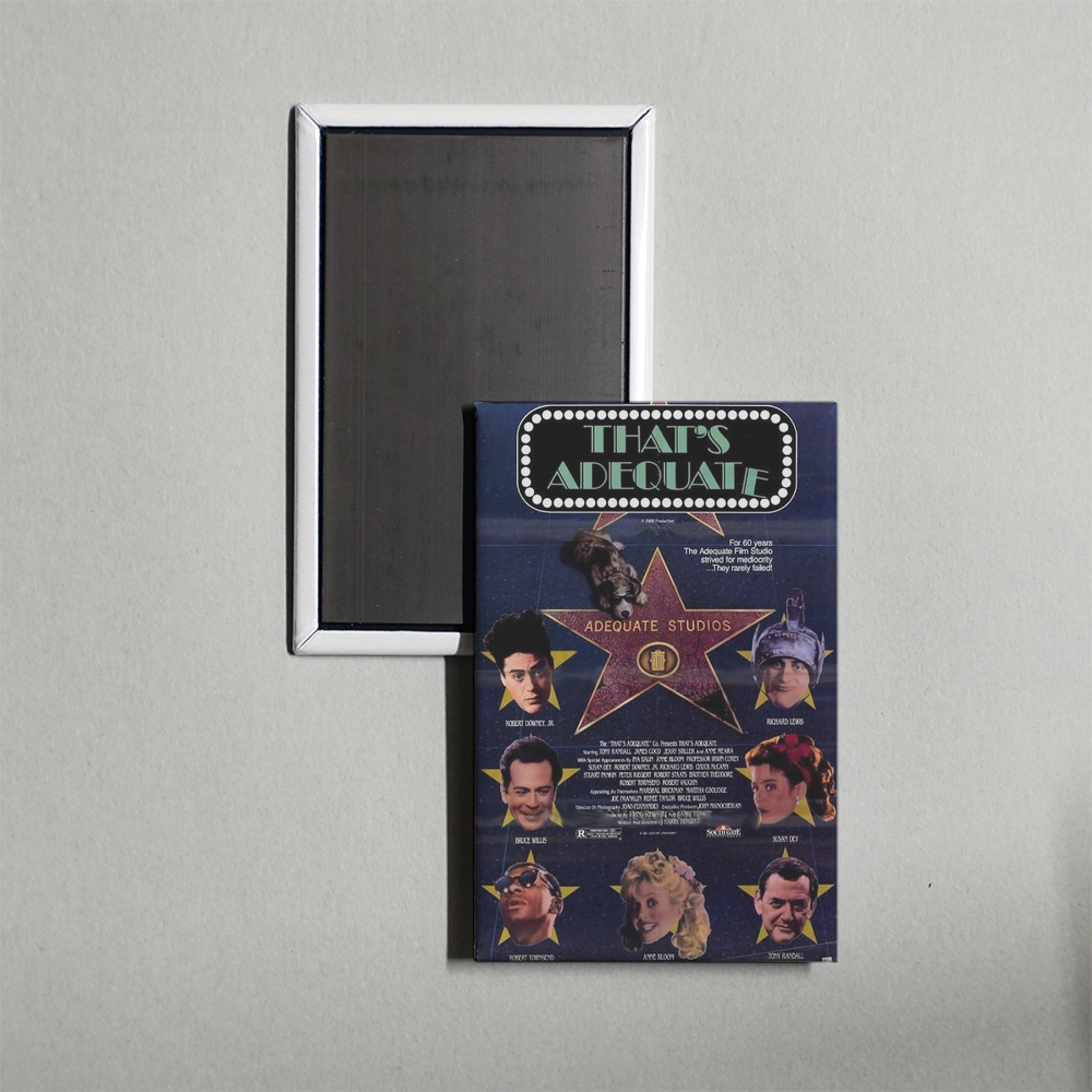 That's Adequate Mini Movie Fridge Magnet