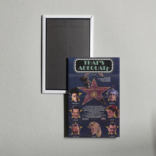 That's Adequate Mini Movie Fridge Magnet