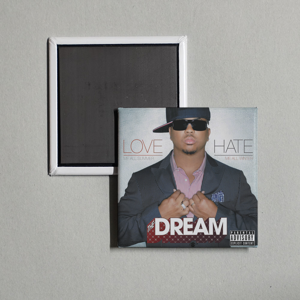 The-Dream - LoveHate Album Cover Fridge Magnet