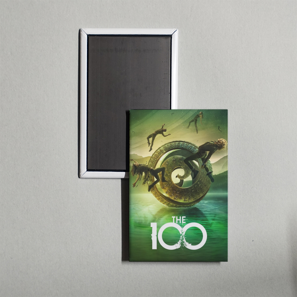 The 100 TV Show Fridge Magnet