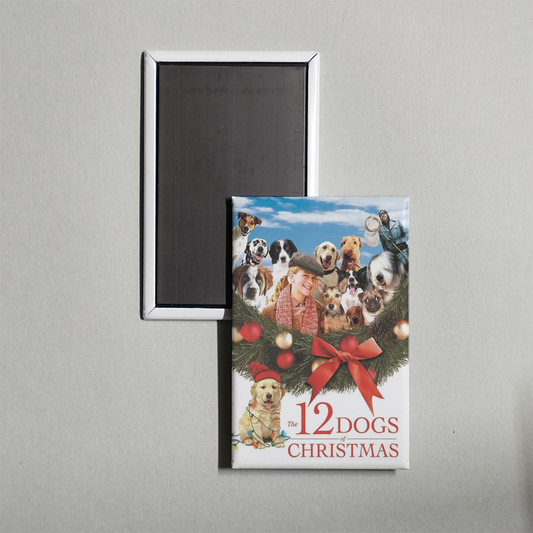 The 12 Dogs of Christmas Mini Movie Fridge Magnet