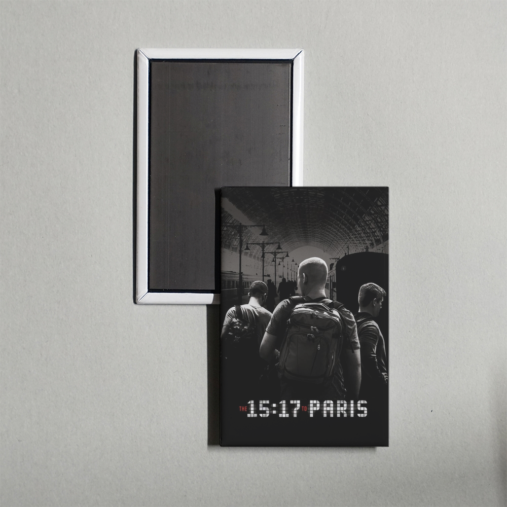 The 1517 to Paris Mini Movie Fridge Magnet