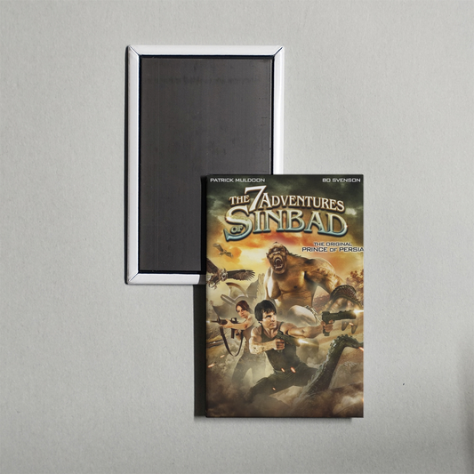 The 7 Adventures of Sinbad Mini Movie Fridge Magnet