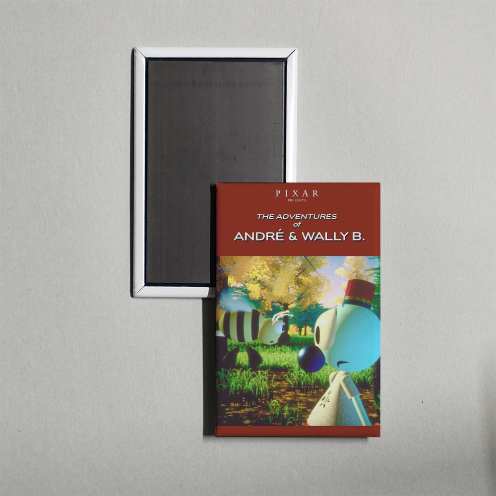 The Adventures of AndrÃ© and Wally B. Mini Movie Fridge Magnet