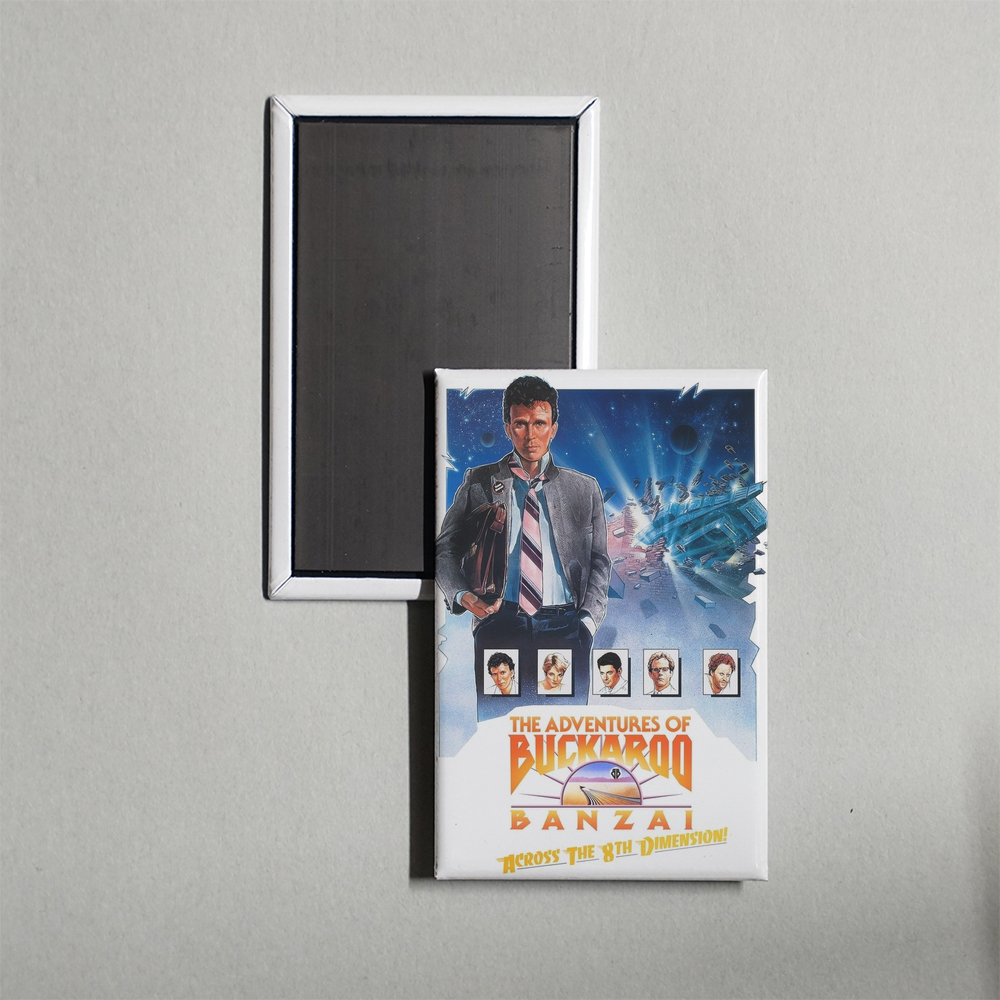 The Adventures of Buckaroo Banzai Across the 8th Dimension Mini Movie Fridge Magnet