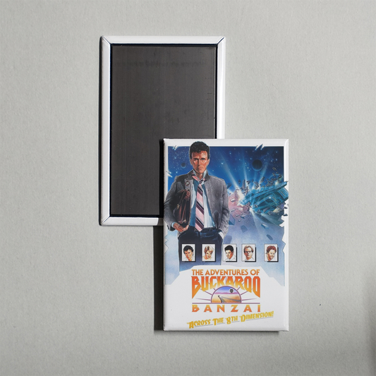 The Adventures of Buckaroo Banzai Across the 8th Dimension Mini Movie Fridge Magnet