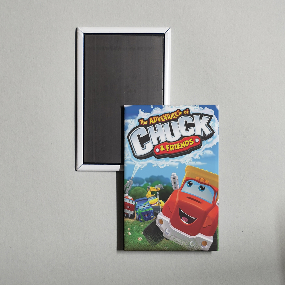 The Adventures of Chuck and Friends TV Show Fridge Magnet