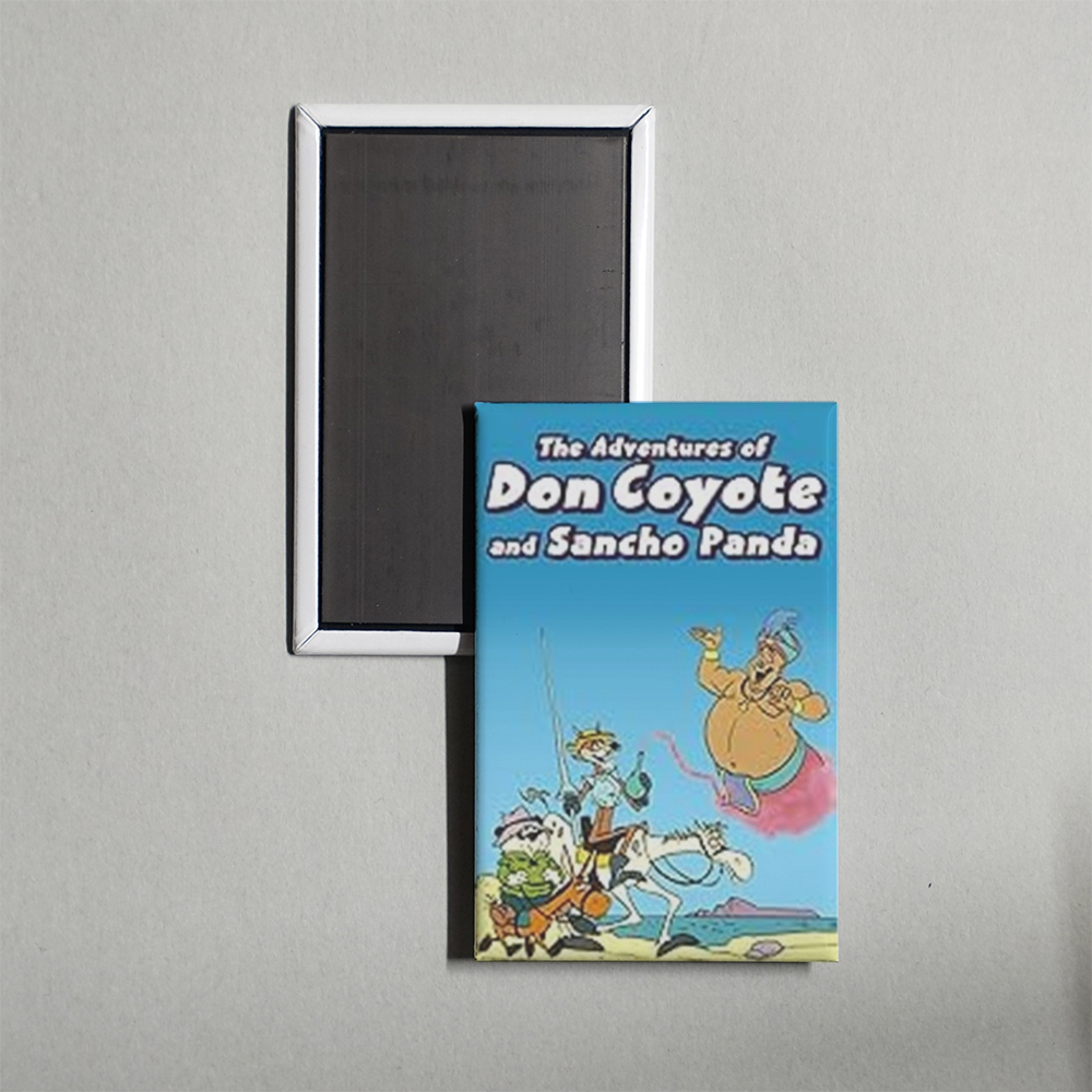 The Adventures of Don Coyote and Sancho Panda TV Show Fridge Magnet