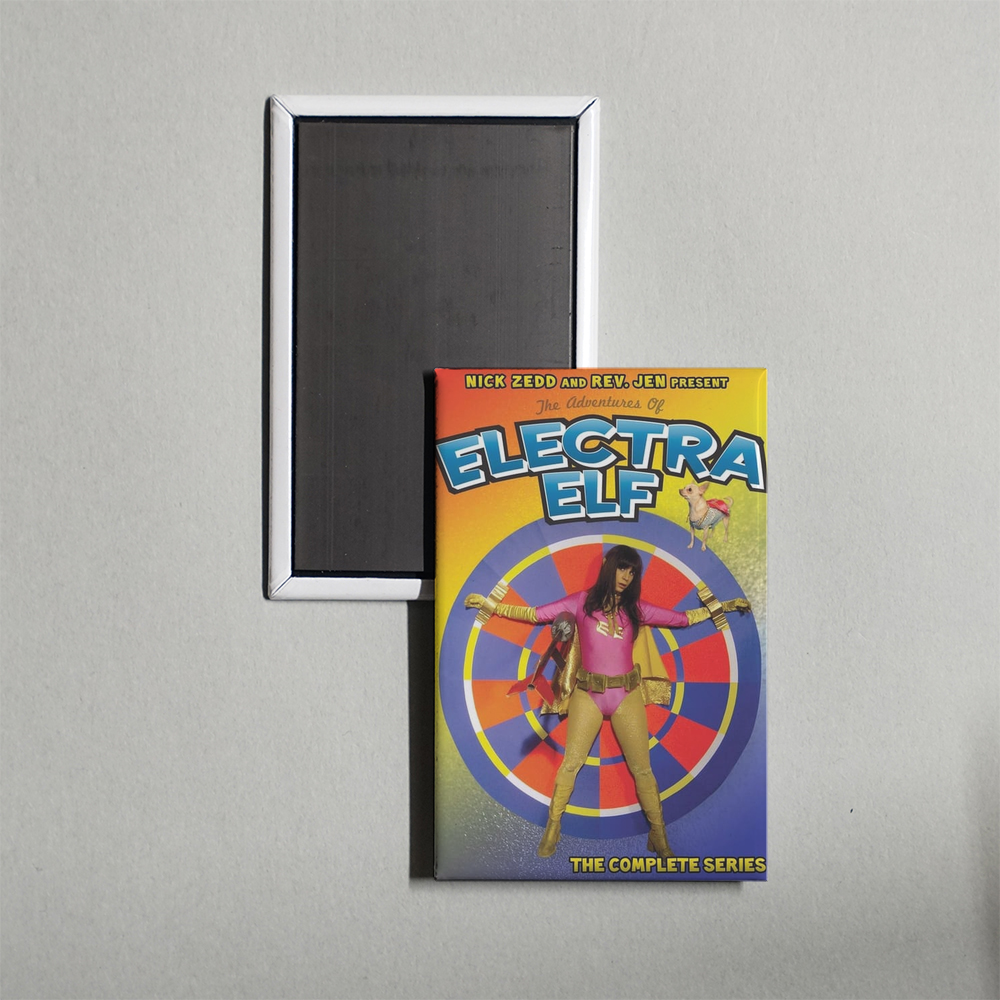 The Adventures of Electra Elf TV Show Fridge Magnet