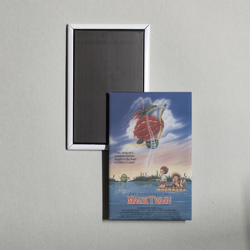 The Adventures of Mark Twain Mini Movie Fridge Magnet