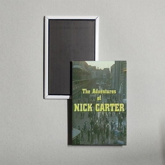 The Adventures of Nick Carter Mini Movie Fridge Magnet