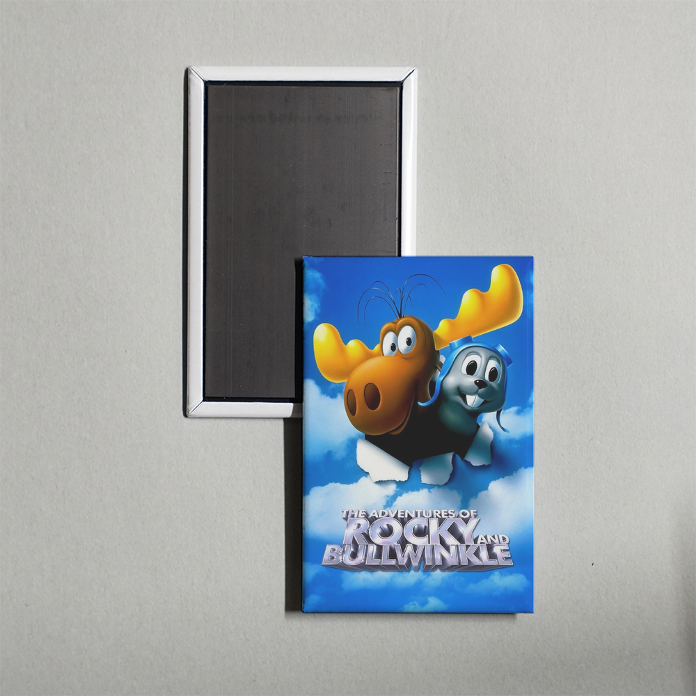 The Adventures of Rocky & Bullwinkle Mini Movie Fridge Magnet