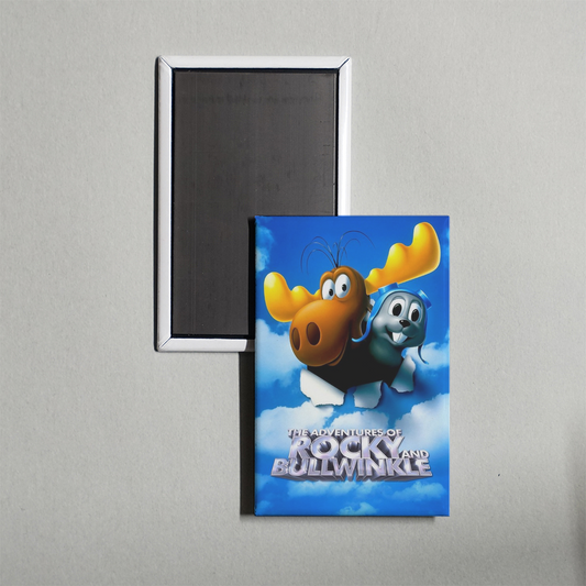 The Adventures of Rocky & Bullwinkle Mini Movie Fridge Magnet