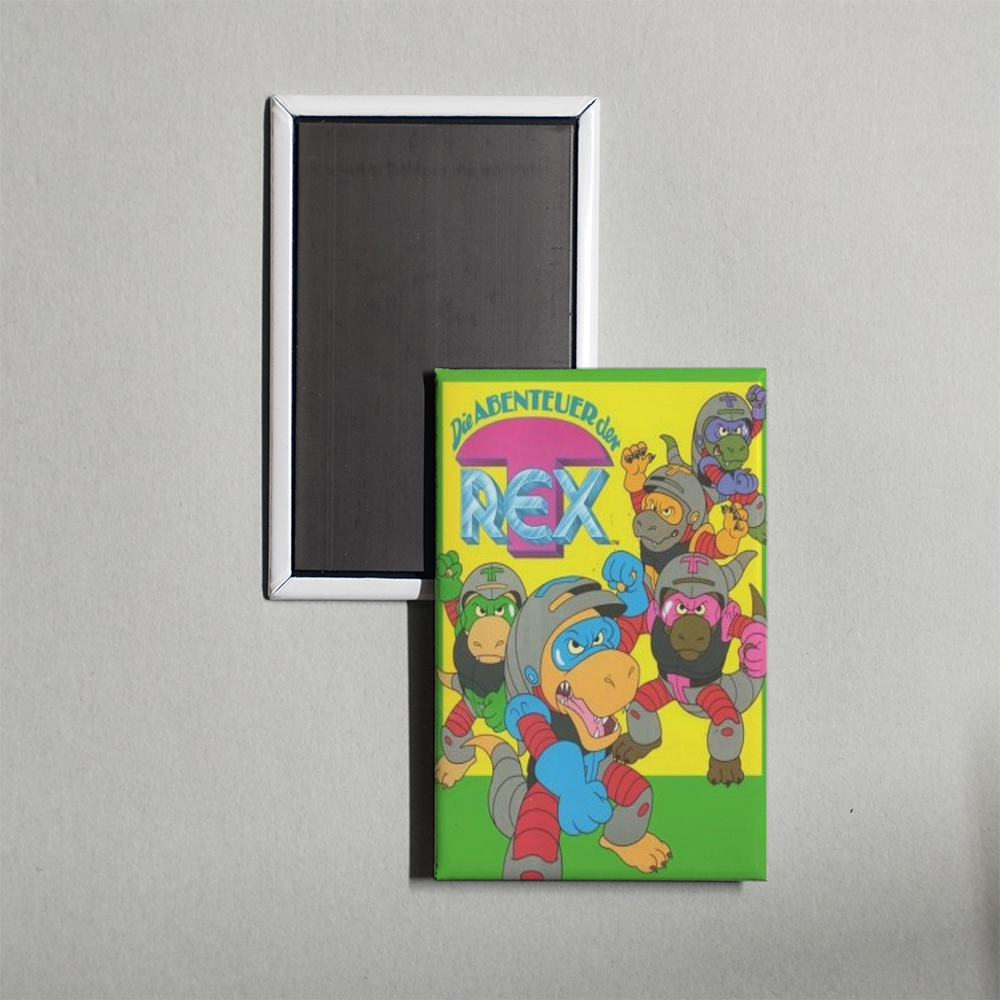 The Adventures of T-Rex TV Show Fridge Magnet
