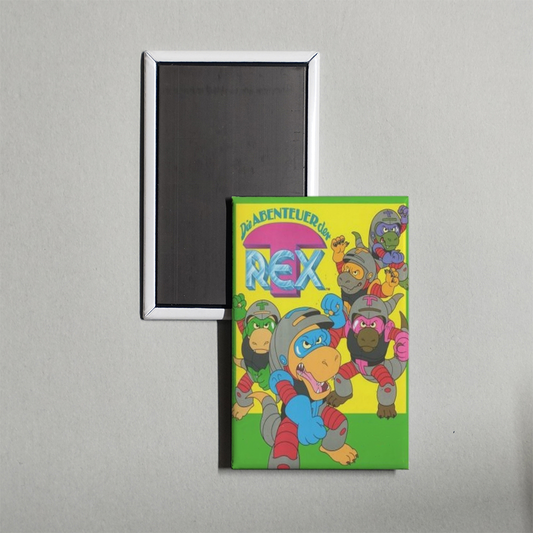 The Adventures of T-Rex TV Show Fridge Magnet