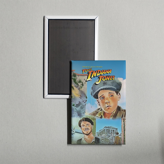 The Adventures of Young Indiana Jones Travels with Father Mini Movie Fridge Magnet