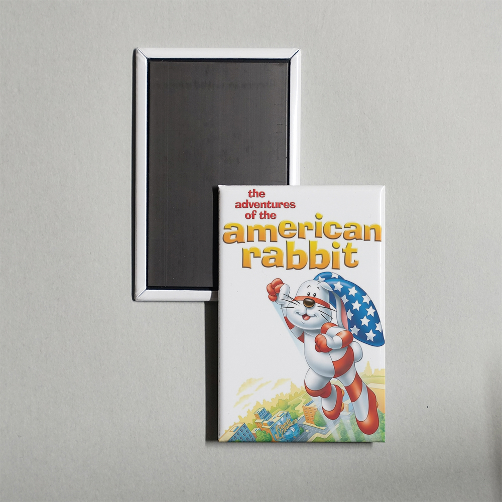The Adventures of the American Rabbit Mini Movie Fridge Magnet