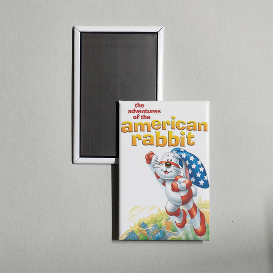 The Adventures of the American Rabbit Mini Movie Fridge Magnet