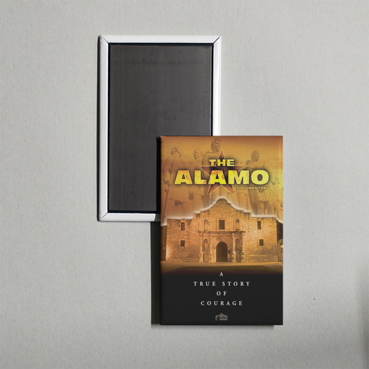 The Alamo Documentary A True Story of Courage Mini Movie Fridge Magnet