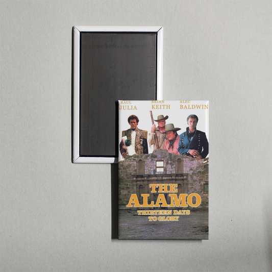 The Alamo Thirteen Days to Glory Mini Movie Fridge Magnet