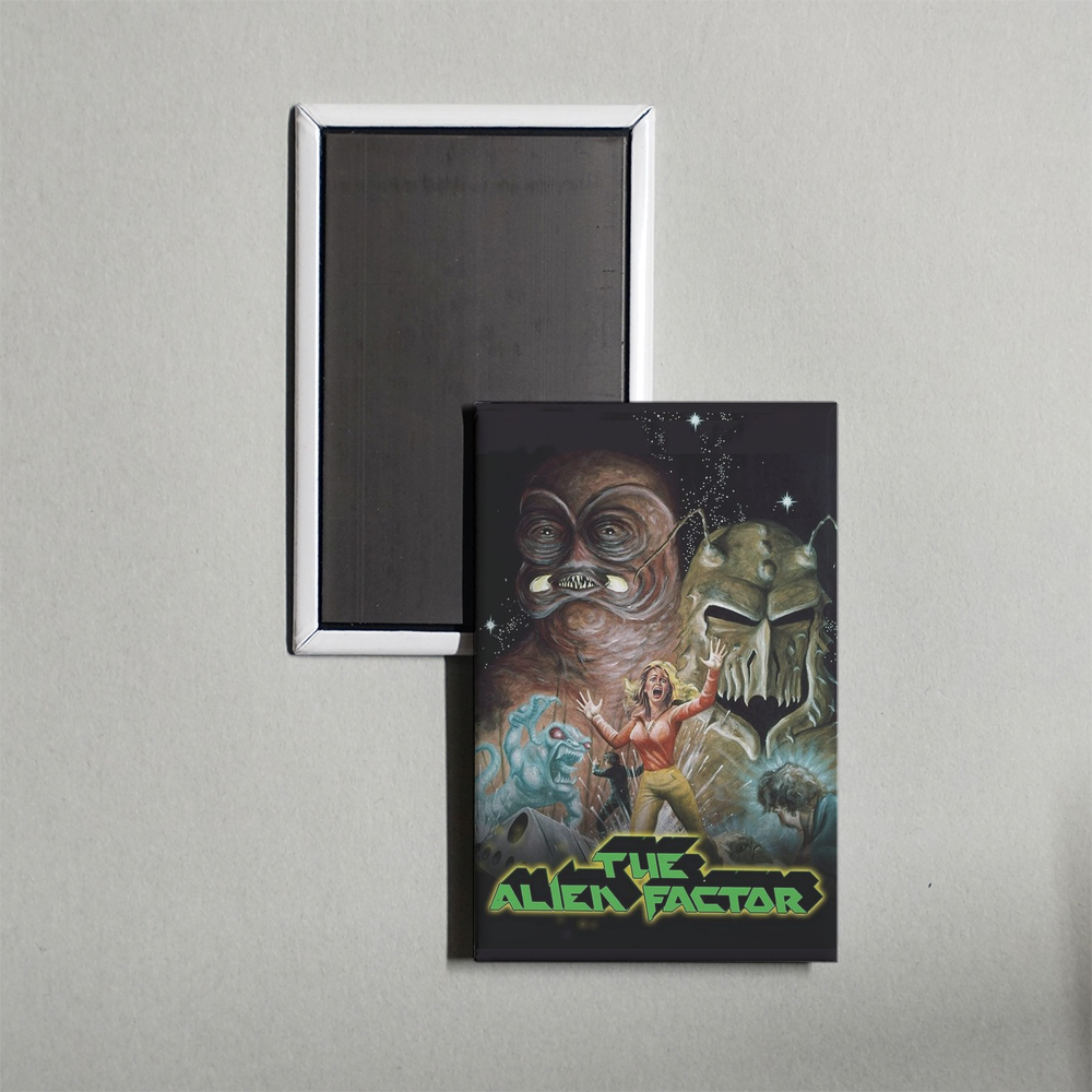 The Alien Factor Mini Movie Fridge Magnet