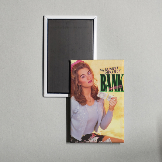 The Almost Perfect Bank Robbery Mini Movie Fridge Magnet