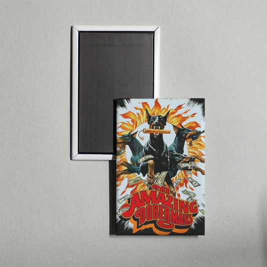 The Amazing Dobermans Mini Movie Fridge Magnet
