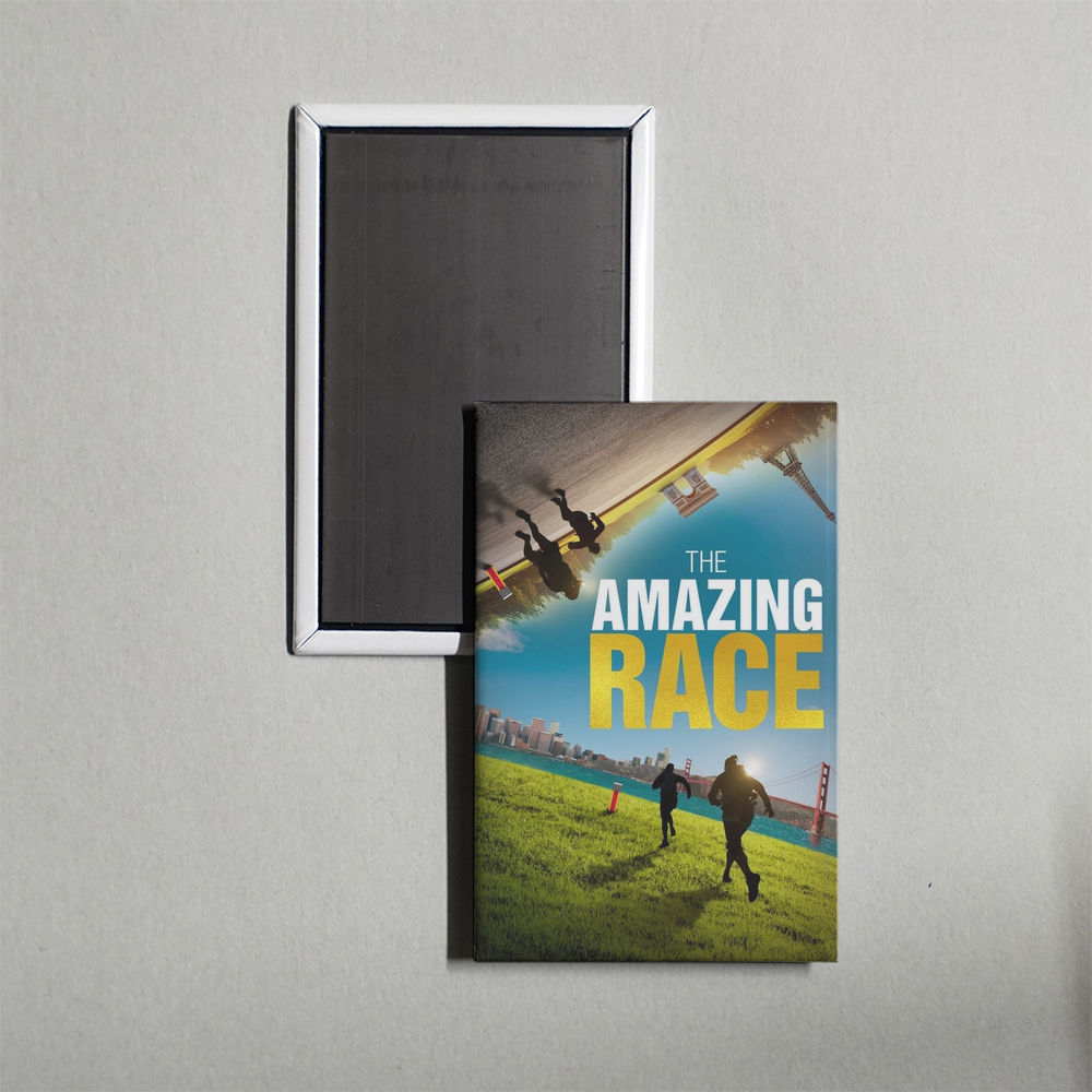 The Amazing Race TV Show Fridge Magnet