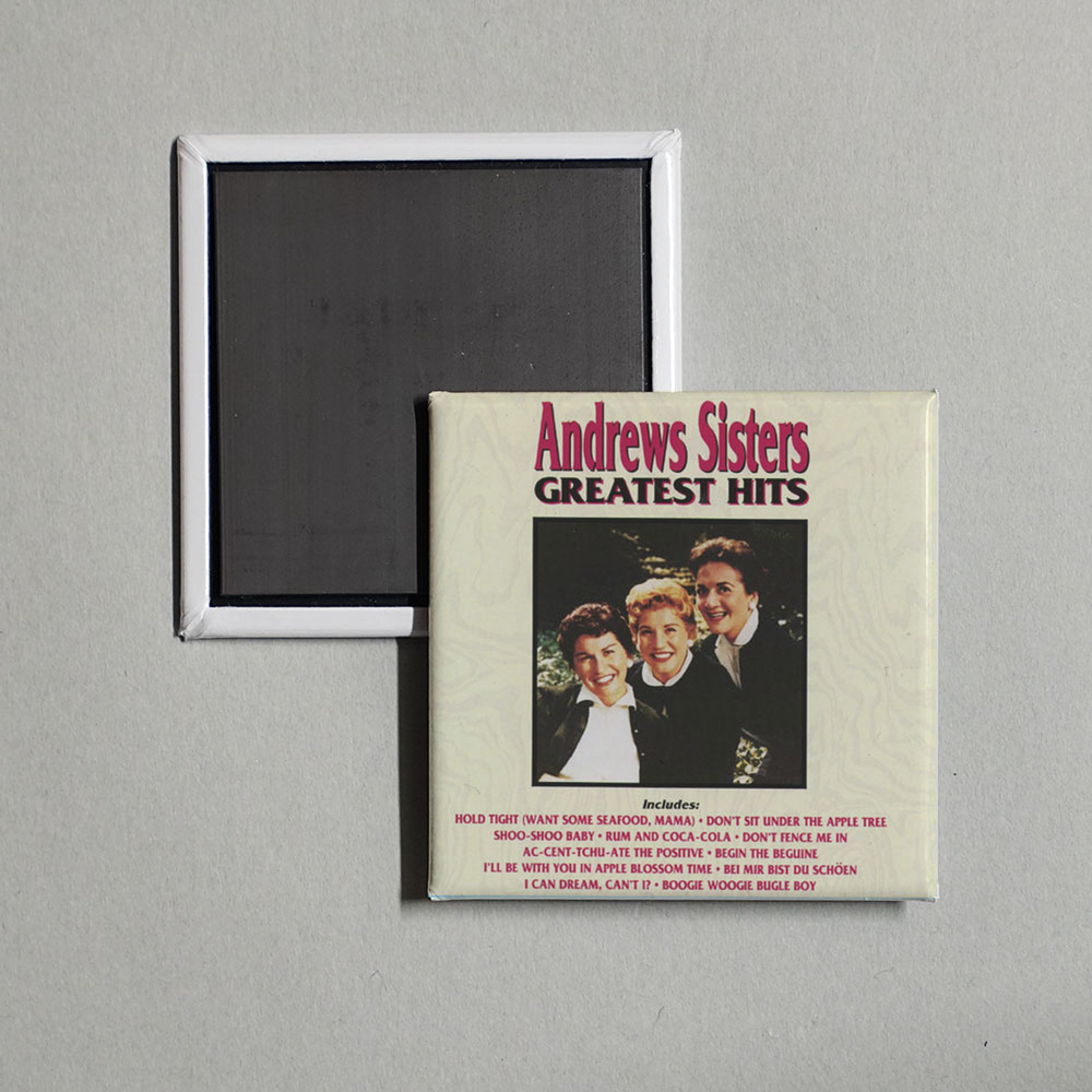 The Andrews Sisters - Greatest Hits Album Cover Fridge Magnet