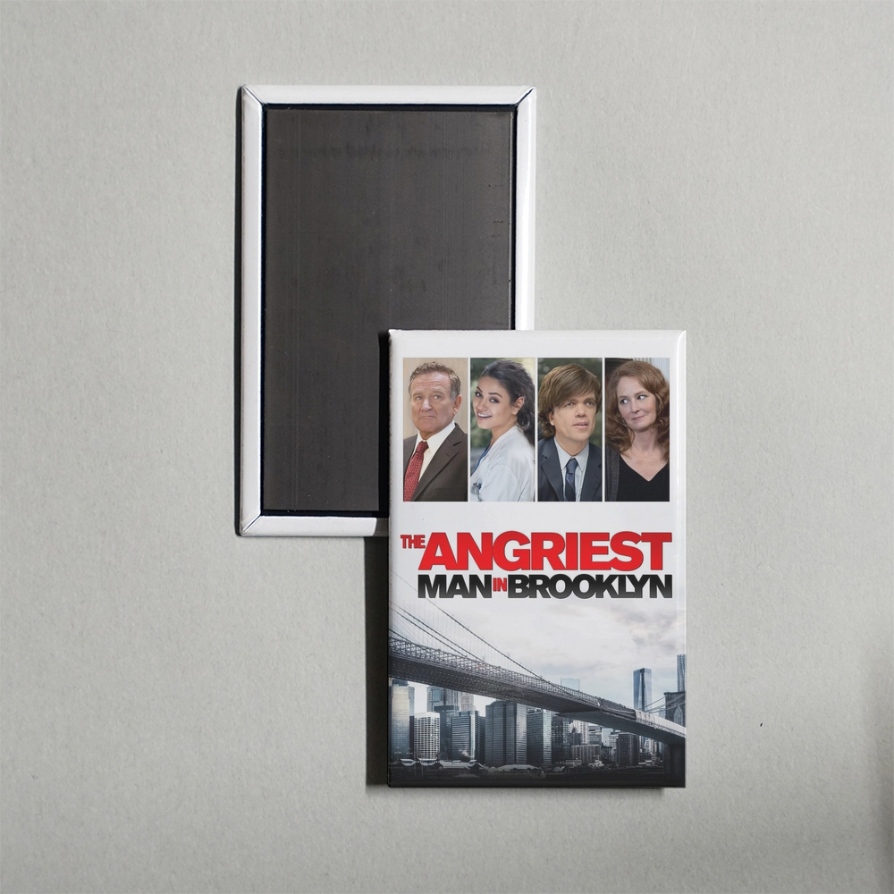 The Angriest Man in Brooklyn Mini Movie Fridge Magnet