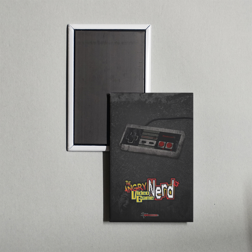 The Angry Video Game Nerd TV Show Fridge Magnet