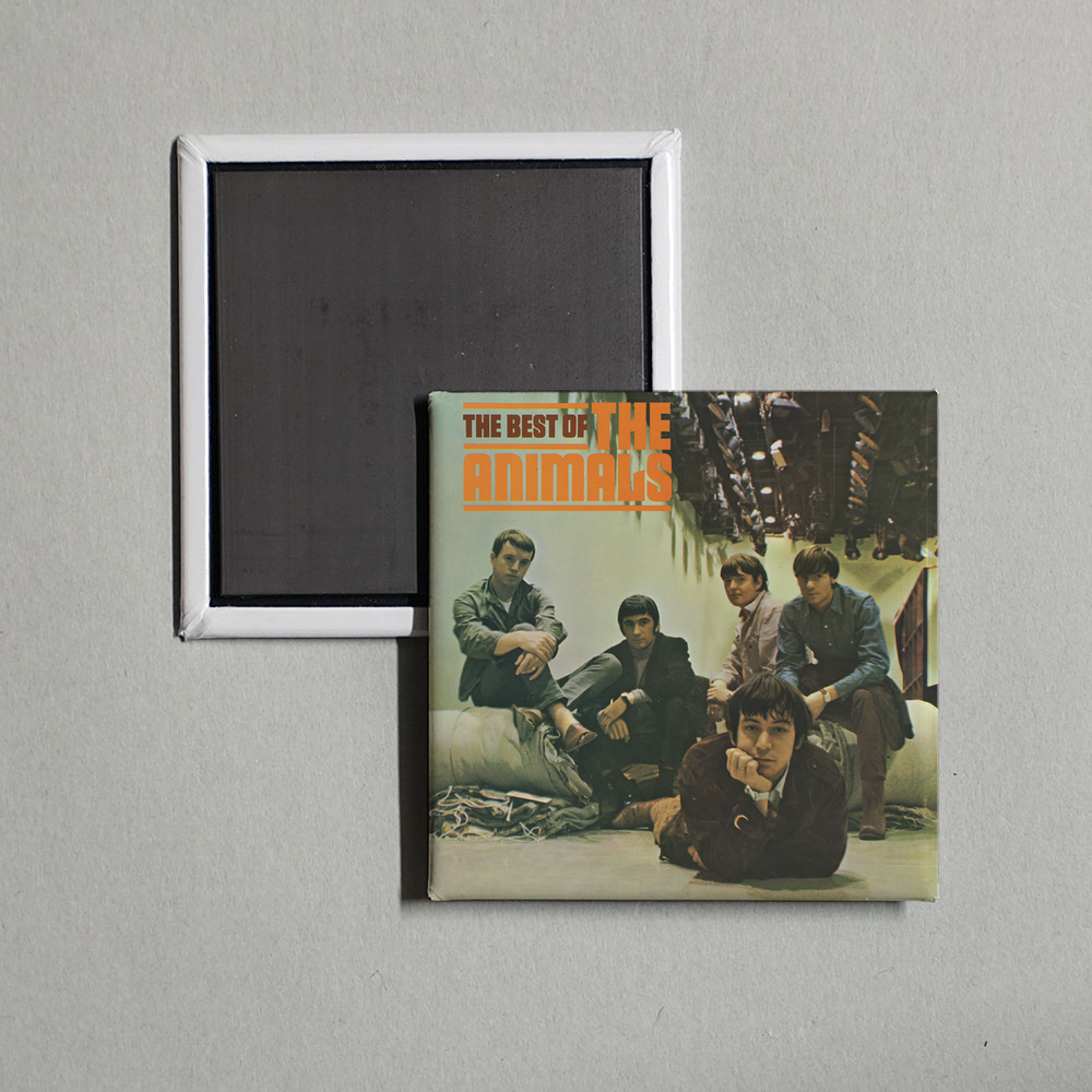 The Animals - The Best Of The Animals Album Cover Fridge Magnet