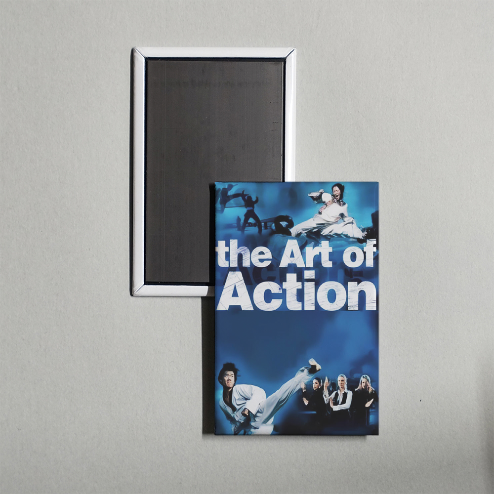 The Art of Action Martial Arts in the Movies Mini Movie Fridge Magnet