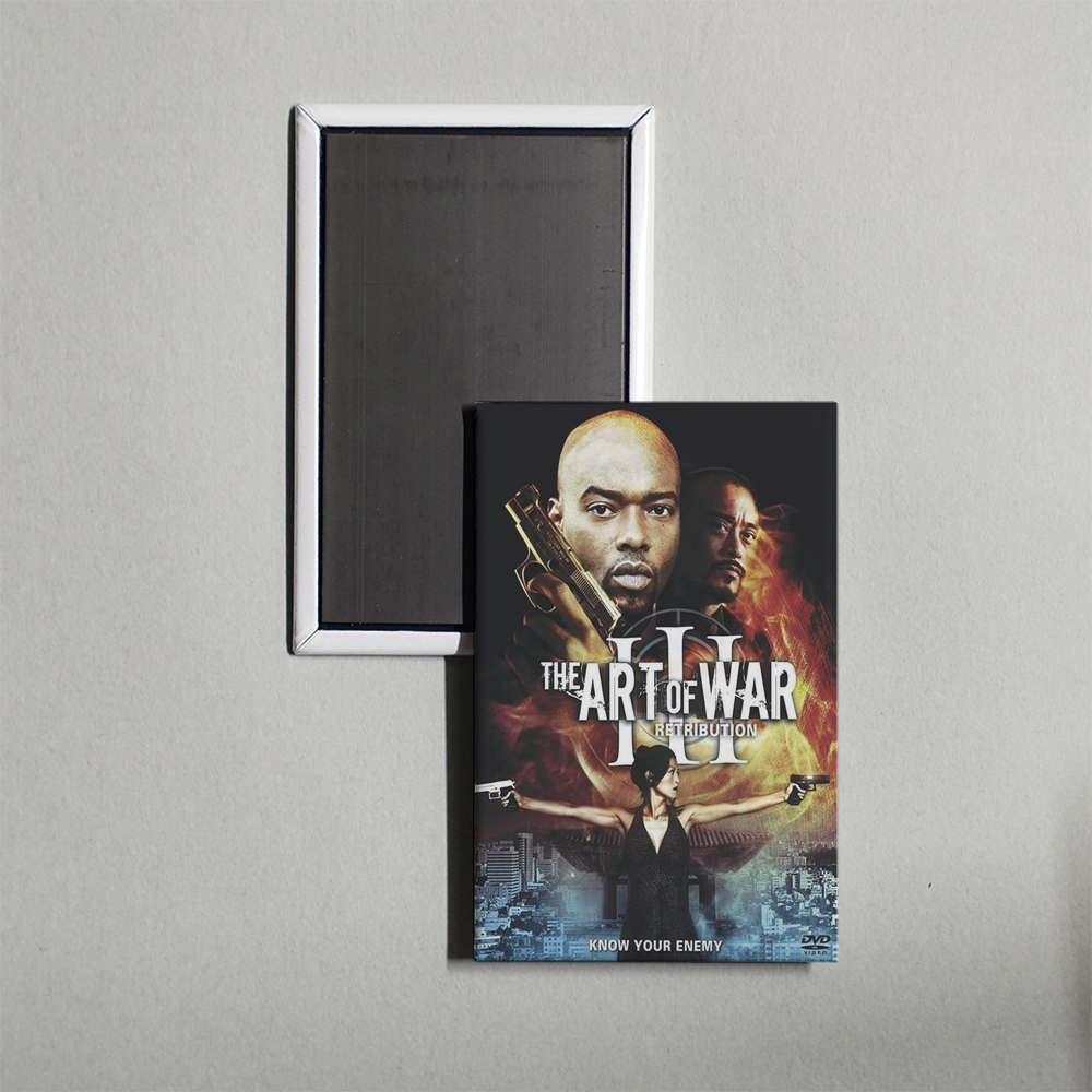 The Art of War III Retribution Mini Movie Fridge Magnet