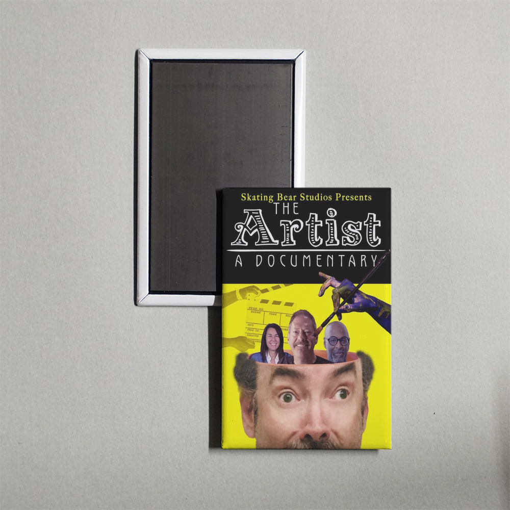 The Artist - A Documentary Mini Movie Fridge Magnet