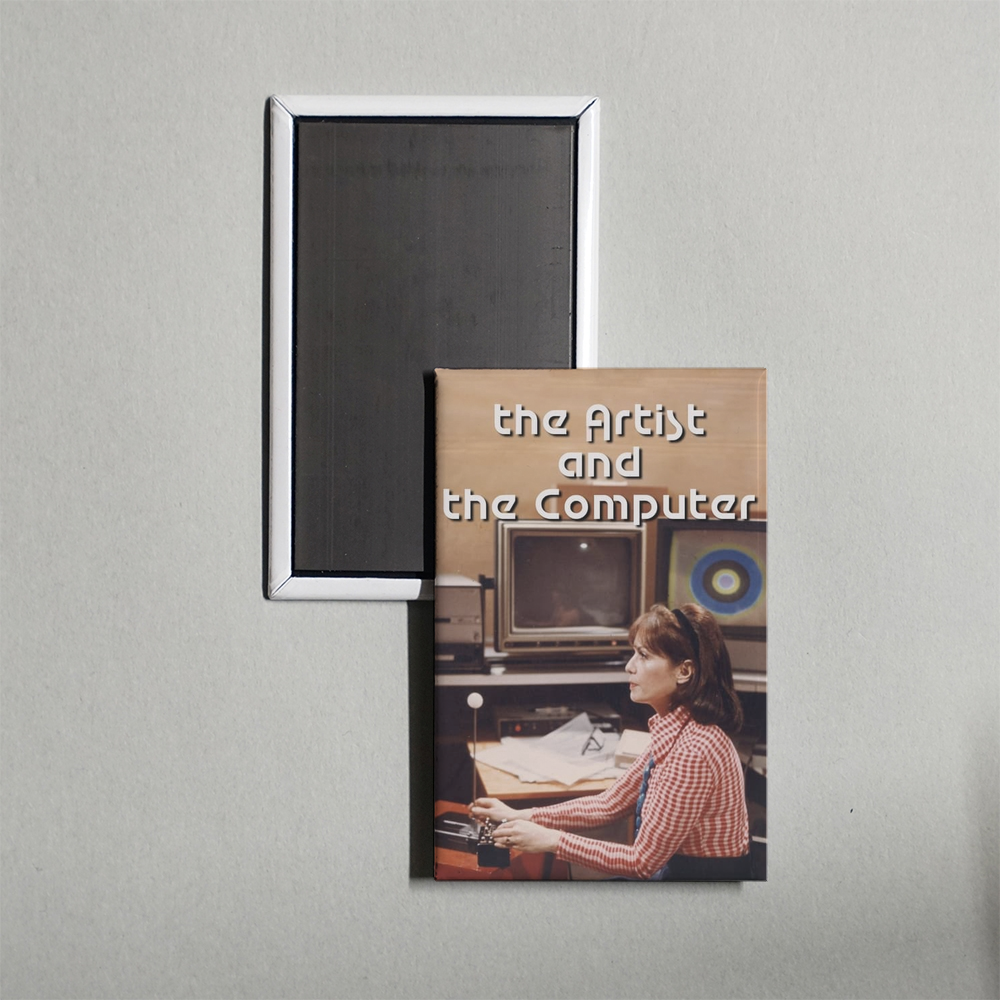 The Artist and the Computer Mini Movie Fridge Magnet