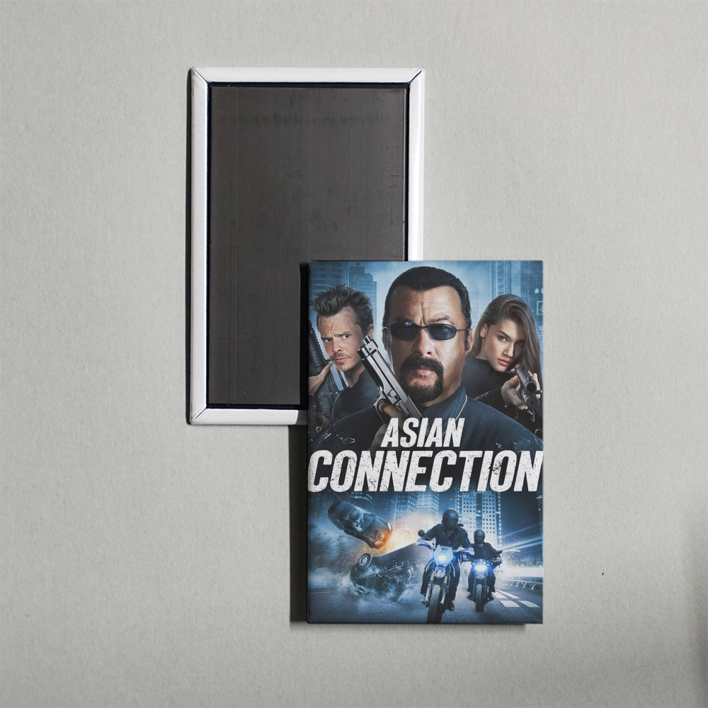 The Asian Connection Mini Movie Fridge Magnet