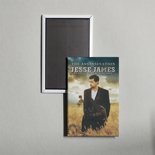 The Assassination of Jesse James by the Coward Robert Ford Mini Movie Fridge Magnet