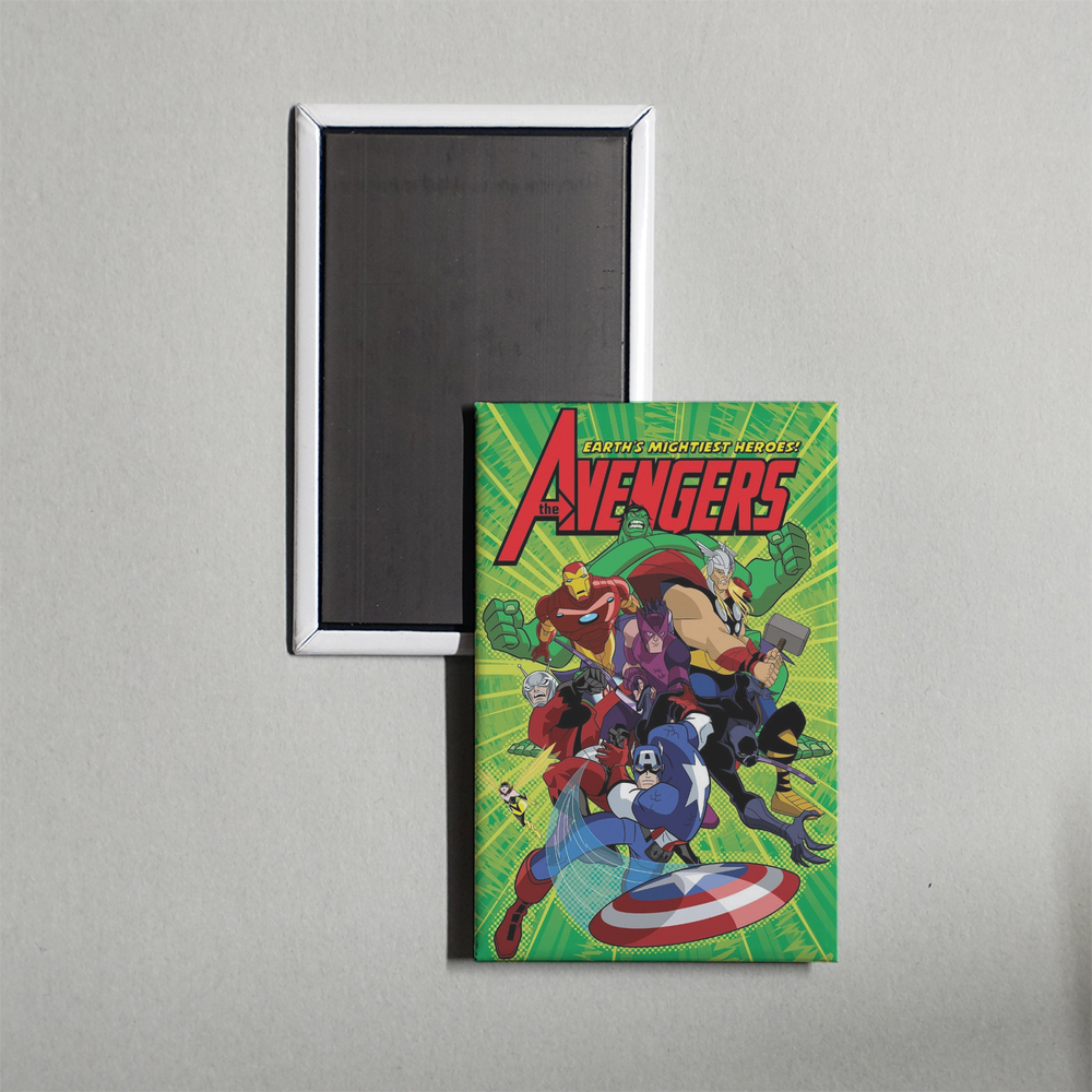 The Avengers Earth's Mightiest Heroes TV Show Fridge Magnet