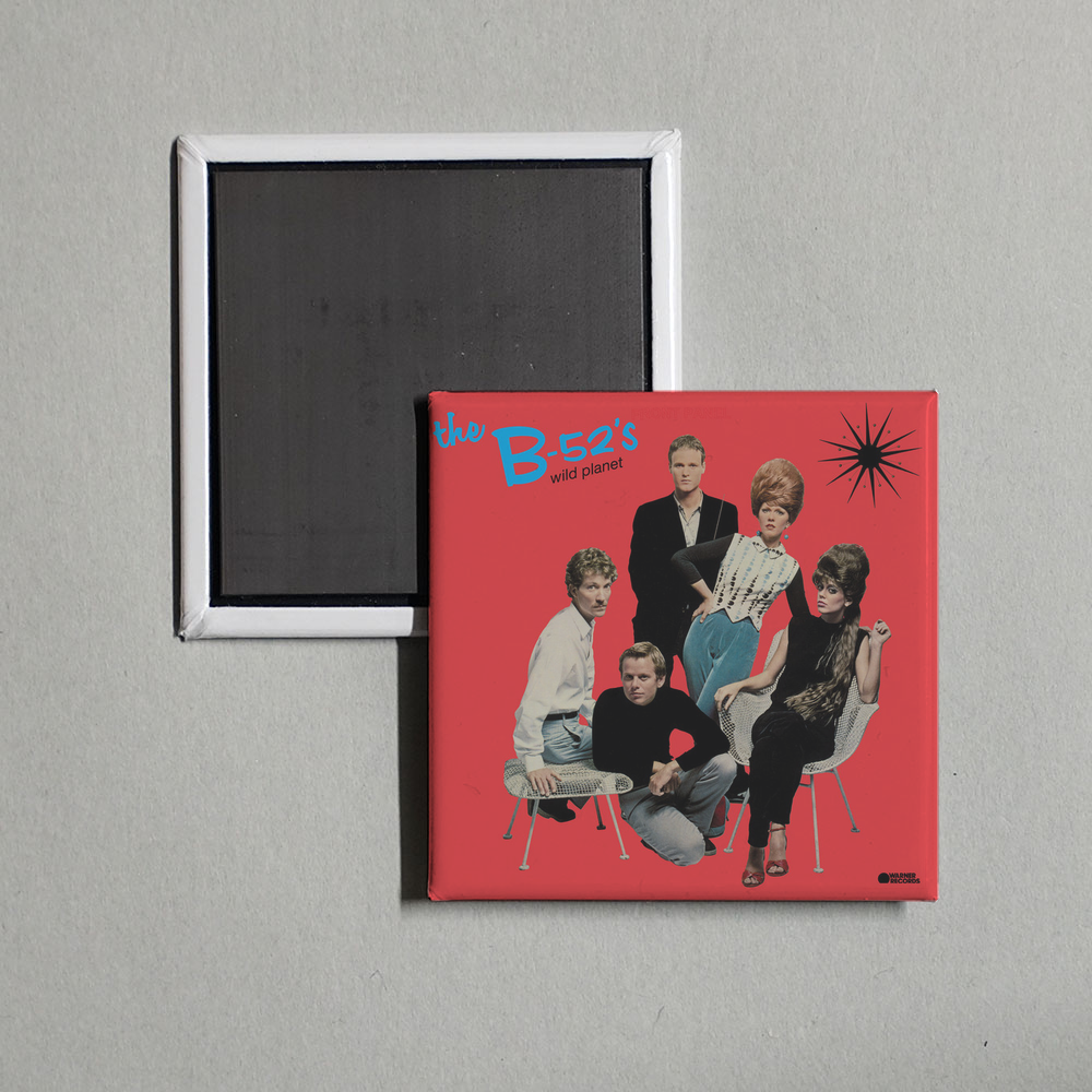 The B-52's - Wild Planet Album Cover Fridge Magnet